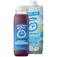 Innocent smoothie
fles à 300 ml
of kokoswater
pak à 500 ml